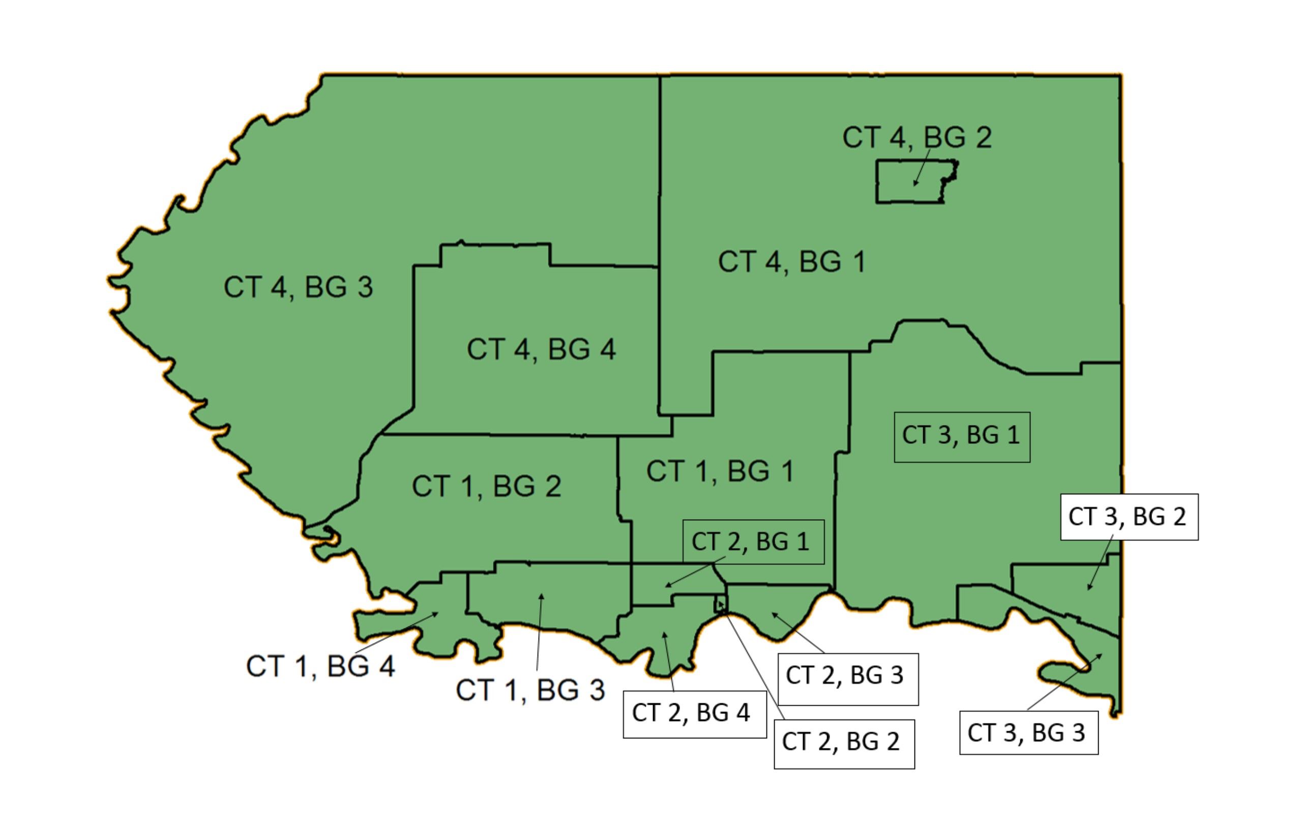 Broadband availability map