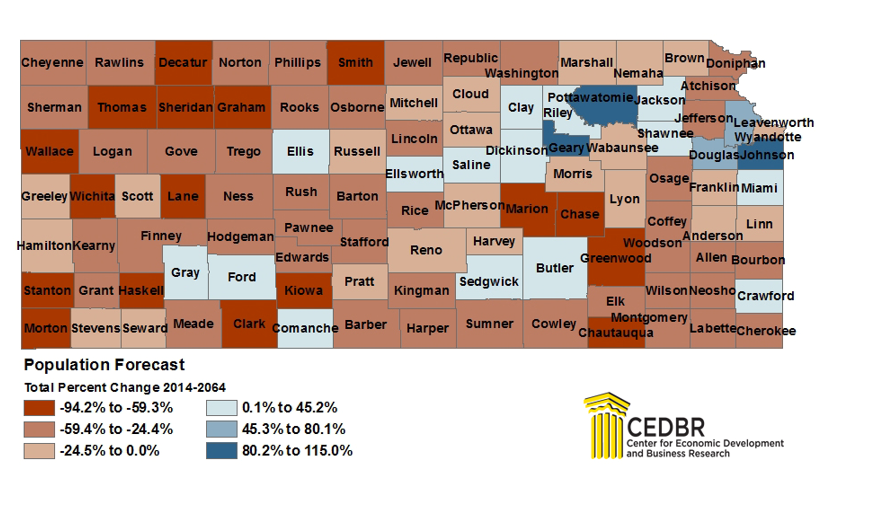 Pottawatomie county ks fastest growing county in kansas