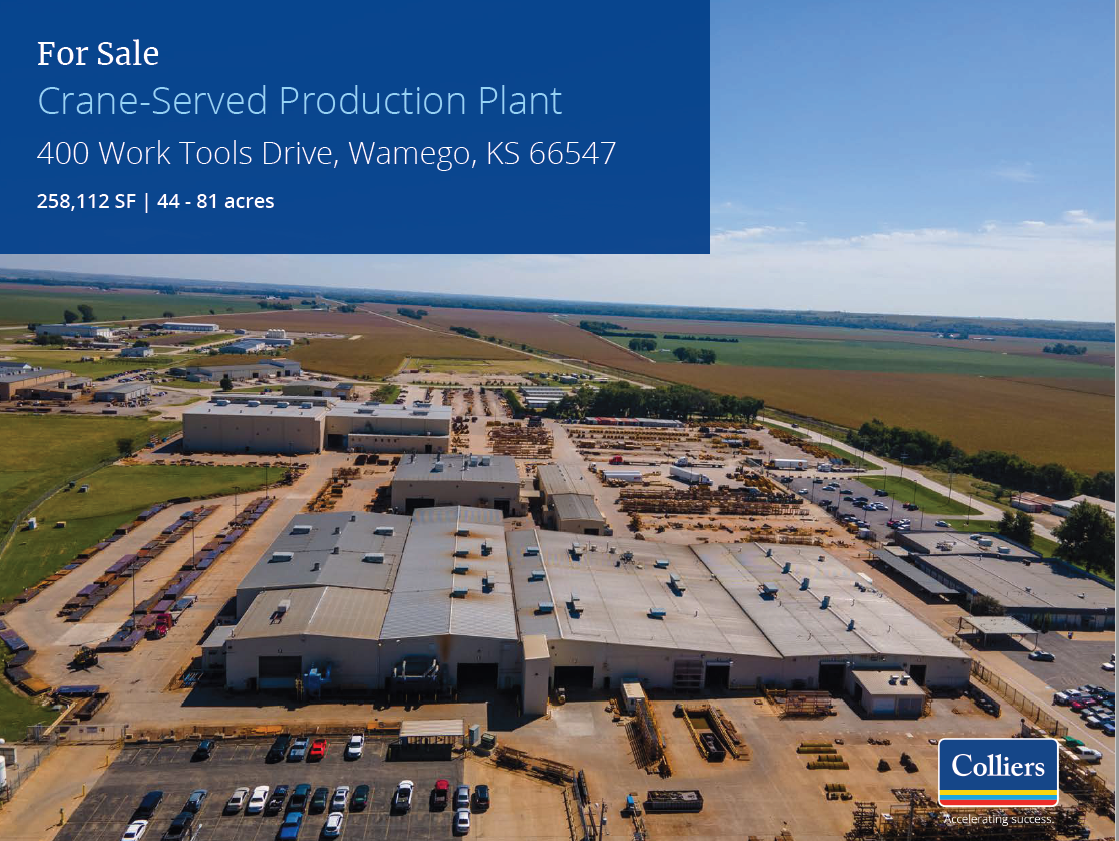 Crane-Served Production Plant Now Available