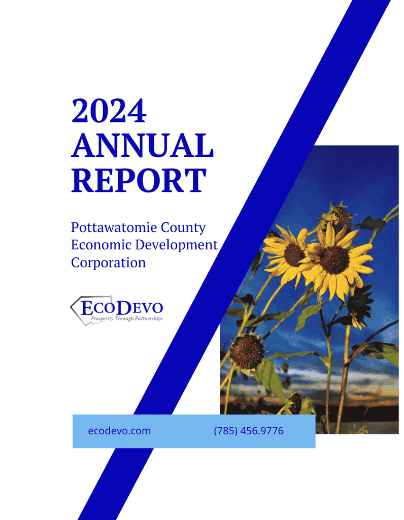 2024 Pottawatomie County, KS, economic Development Corporation report cover.