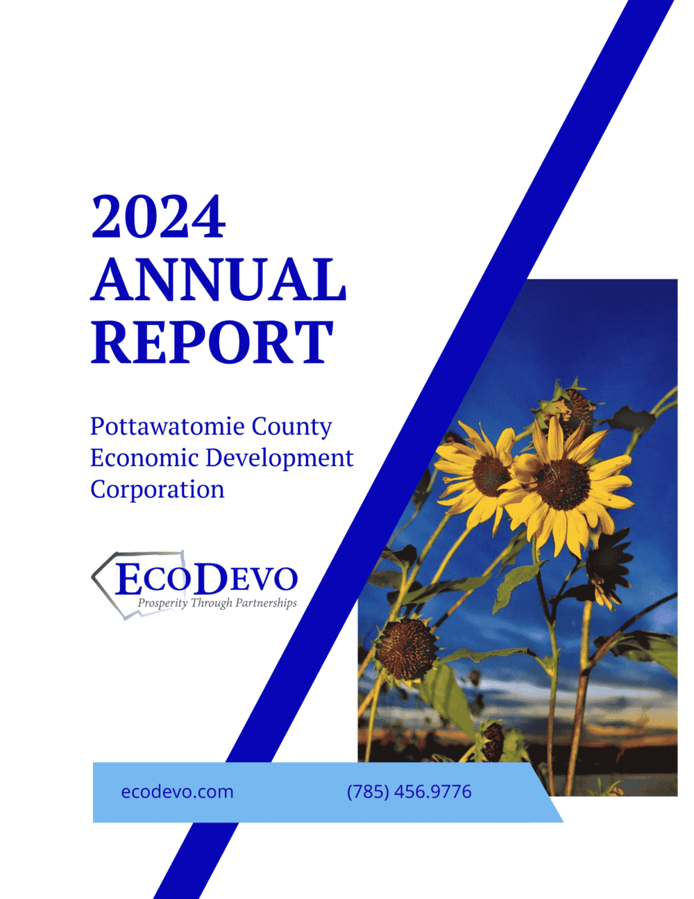 Pottawatomie County, KS, 2024 Economic Development Annual Report Cover Photo.